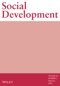 New publication by Eszter Vit and Co-Authors in Social Development